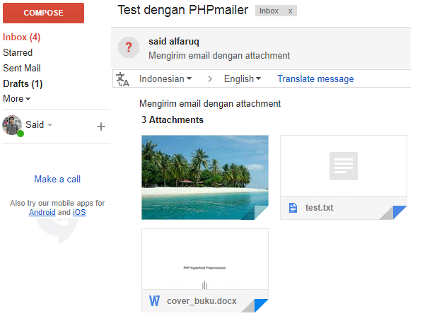 mengirim email dengan phpmailer