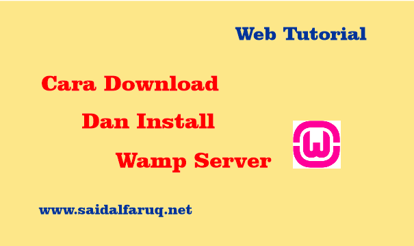 cara download dan install wamp server