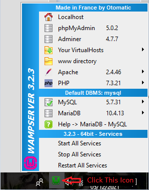 wamp server localhost