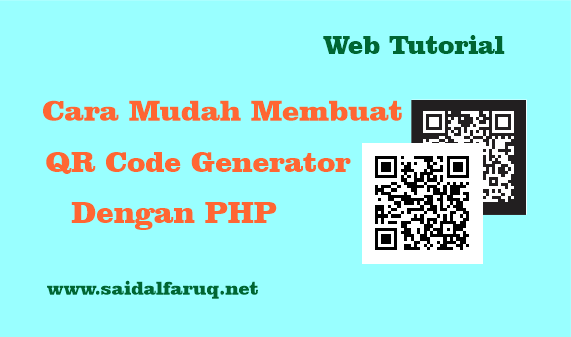 membuat qr code generator dengan php