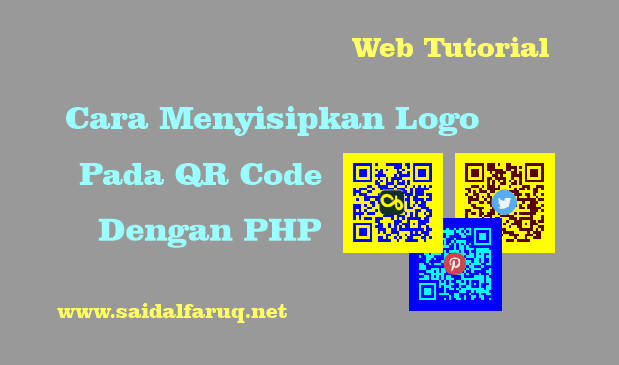 menyisipkan logo pada qr code