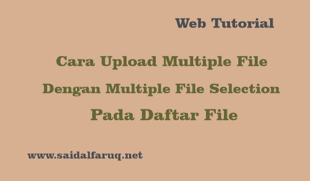 multiple file selection