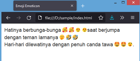 unicode emoji kategori smiley on windows