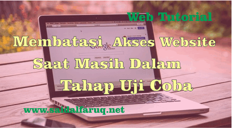 membatasi akses website