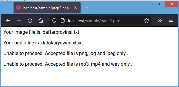 membatasi upload file format tertentu dengan php