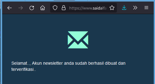 form newsletter interaktif