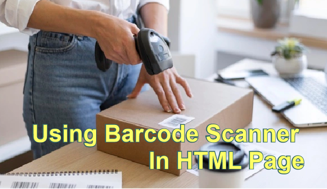 barcode scanner html