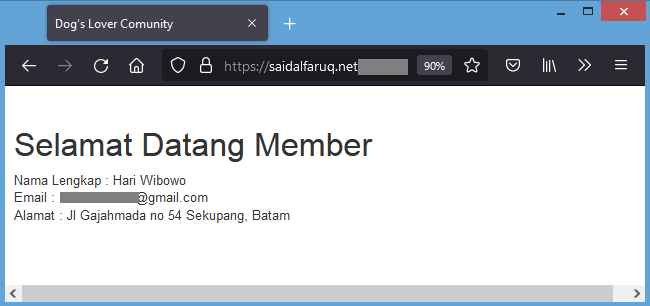 validasi member dengan kode berbatas waktu