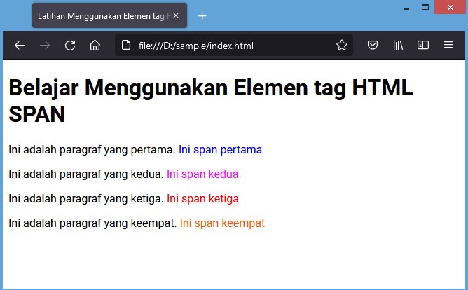 elemen tag html span